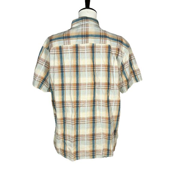 Kuhl | Men | Skorpio Plaid Linen Blend Outdoor Casual Button Up Shirt | XXL - Picture 2 of 10
